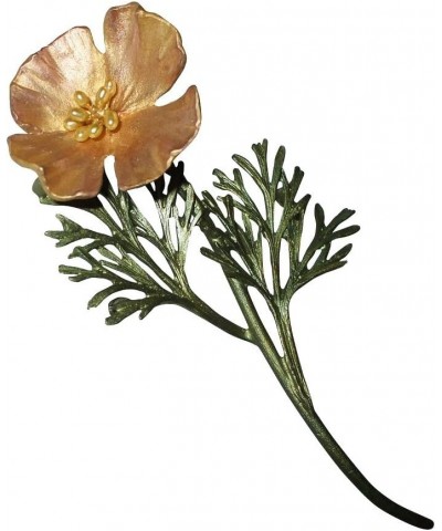 California Poppy Pin for Silver Seasons $57.62 Brooches & Pins