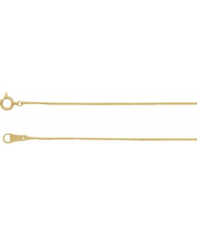 .8mm Wheat Chain Necklace 18k Yellow Gold 18.0 Inches $140.97 Necklaces