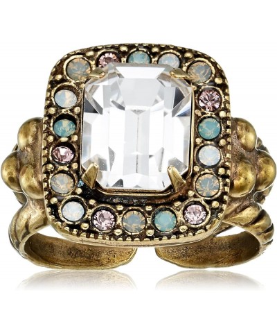 Happy Birthday Opulent Octagon Adjustable Ring Clear $34.20 Rings