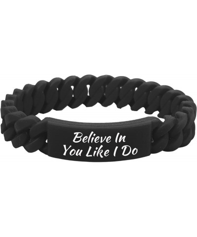 Comfortable Breathable Silicone Motivational Bracelets for Women Gifts - Personalized Bracelet Gifts Engraved Motivational Br...