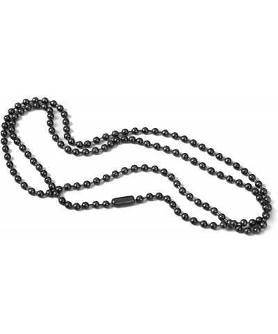 Pure Titanium Material Chain Silver Ball Necklaces for Women Rustproof Adjustable Decorative with Beautiful Packaging (3.0mm-...