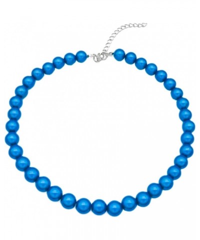 Enchanting Cinderella Choker Necklace - Sparkling Prom Jewelry for Girls Blue $7.46 Others