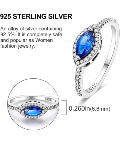 925 Sterling Silver Ring for Women Stackable Eternity Non Tarnish Cute Band Rings for Teen Girls Size 6-9 Grey $10.12 Rings